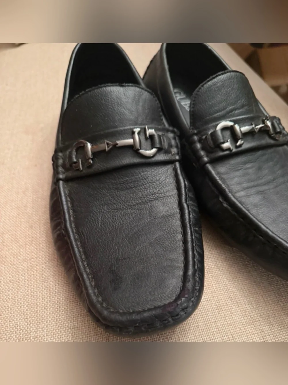 Men’s Guess Black Dress Loafers - 10.5